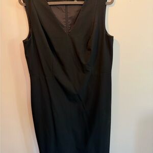 Ann Taylor Classic Black Midi Dress